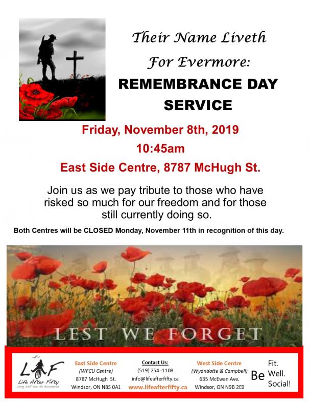 Remembrance Day 2019